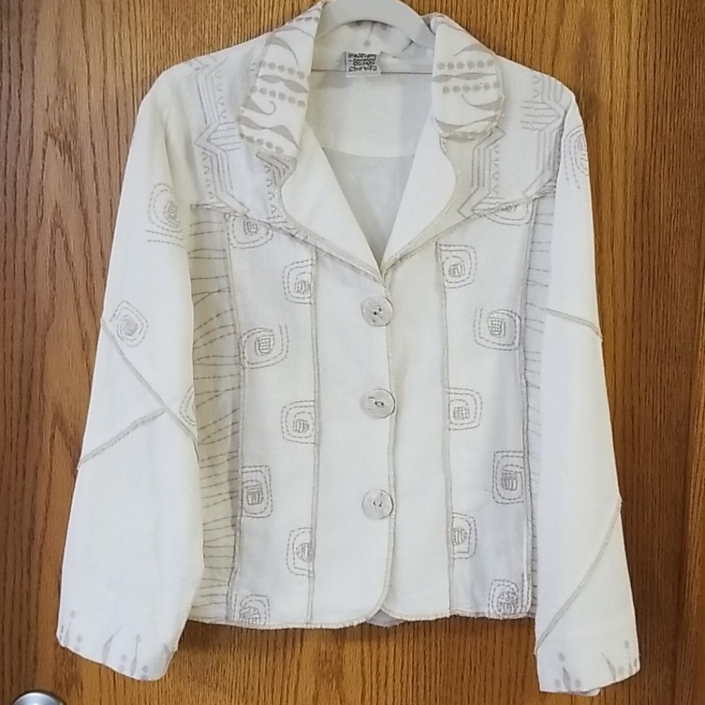 Parsley & Sage embroidered jacket size Medium